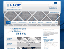 Tablet Screenshot of hardyfiltration.com
